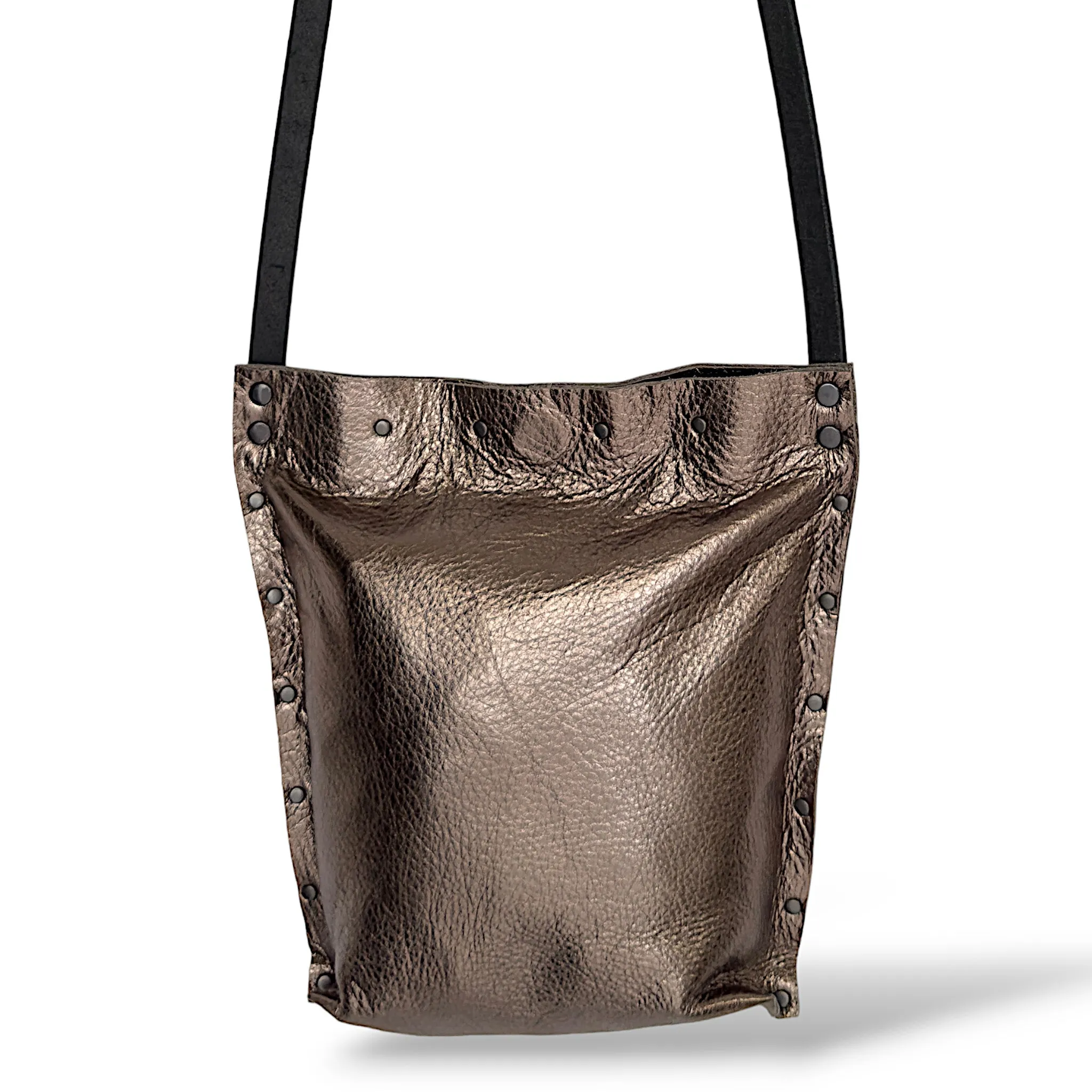 Pewter Crossbody Bag