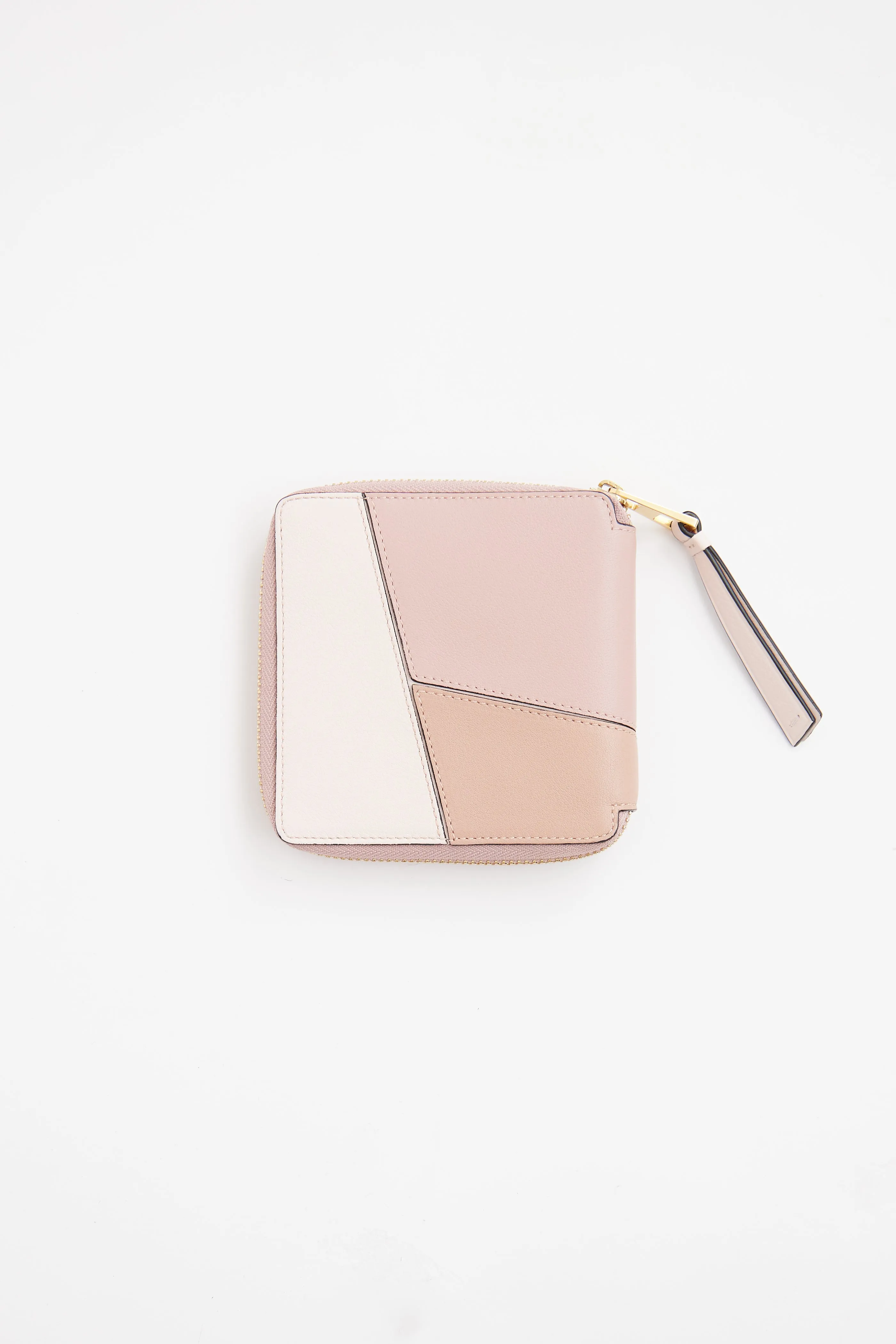 Pink Puzzle Zip Wallet