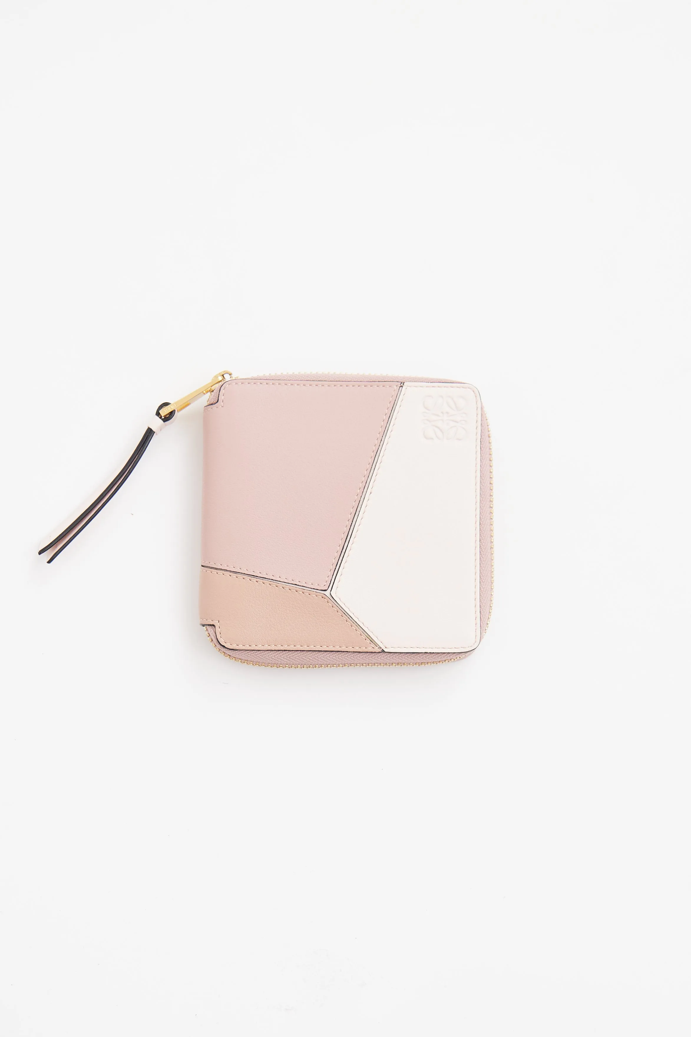 Pink Puzzle Zip Wallet