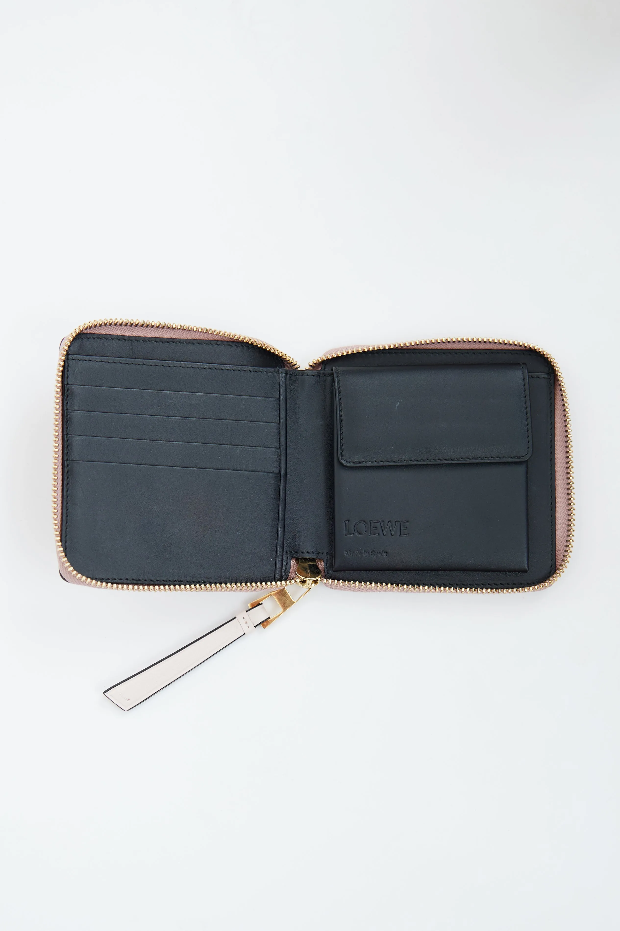 Pink Puzzle Zip Wallet