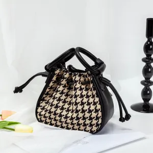 Plaid Plush Handbag