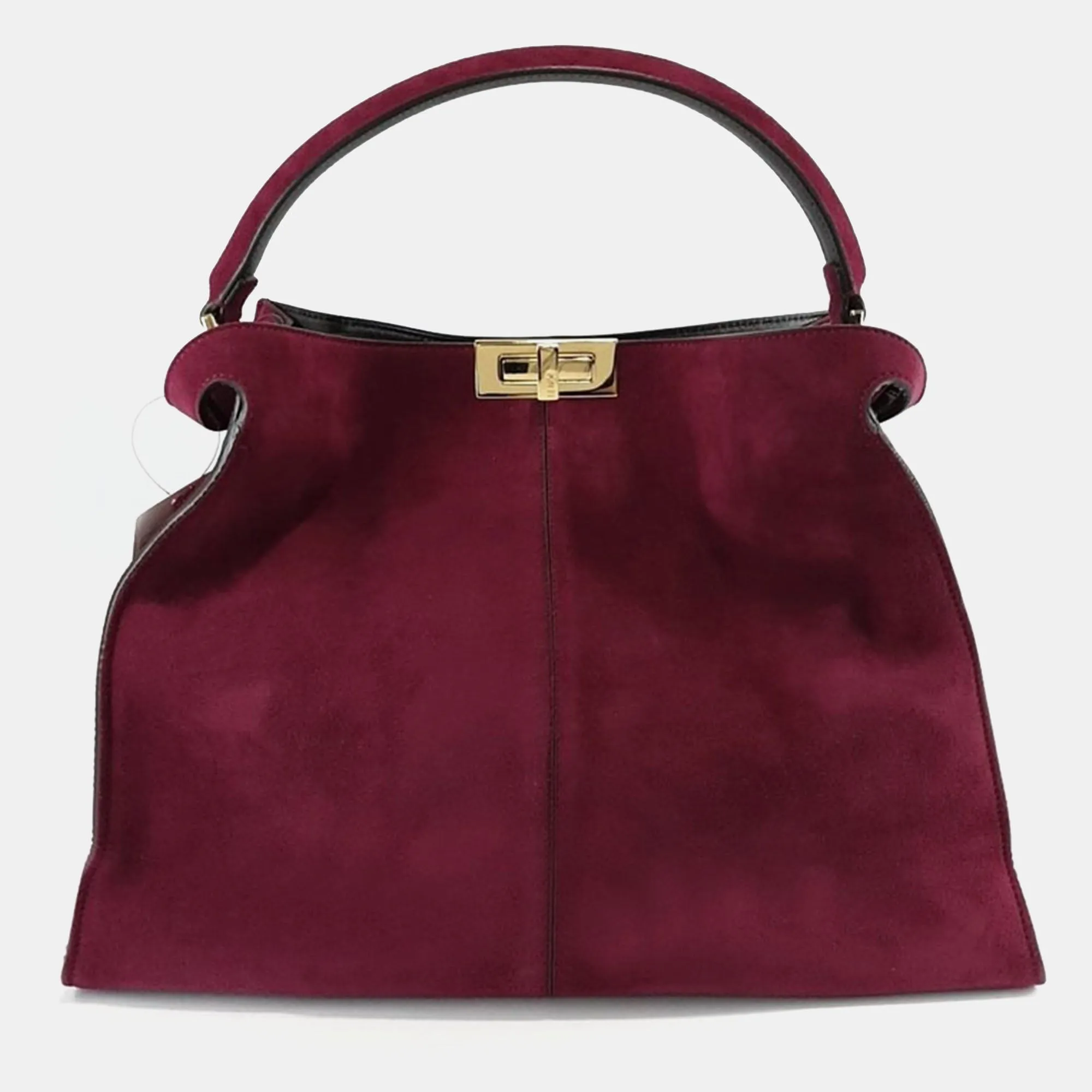 Purple Suede Peekaboo X Lite Tote Bag