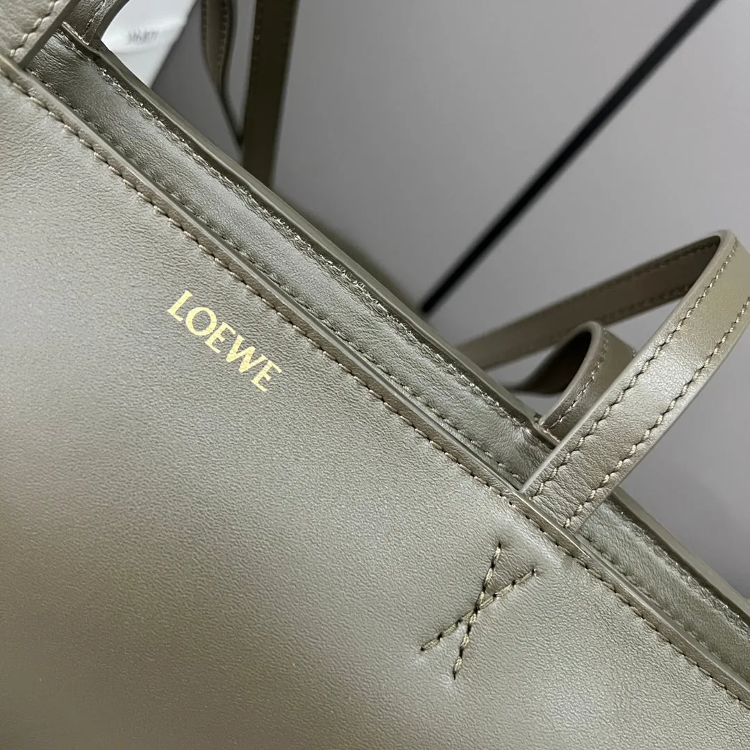 PUZZLE FOLD CROPPED 39 BAG IN SAND BEIGE SOLF GRAINED CALFSKIN