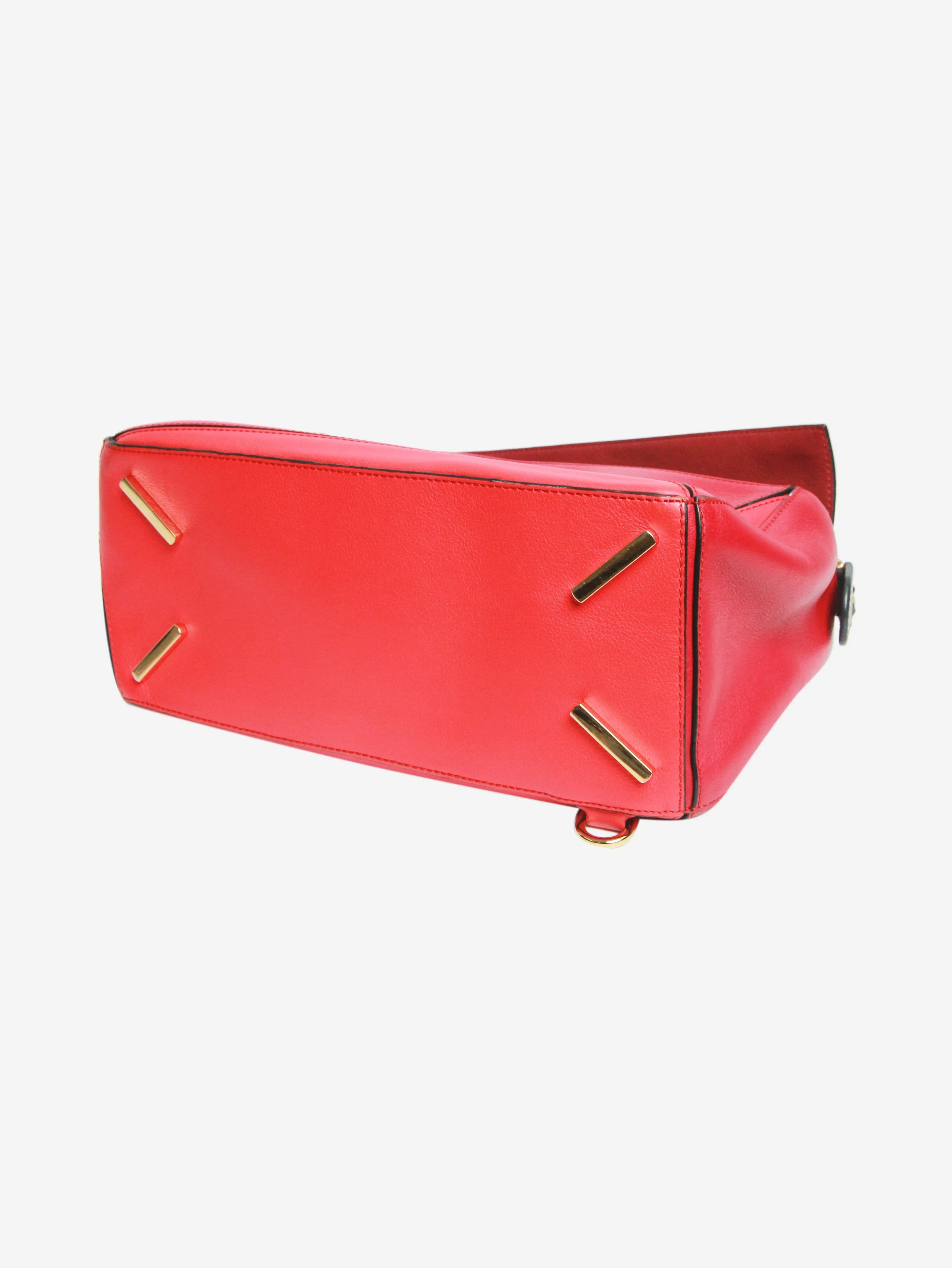 Red medium tri-colour Puzzle bag