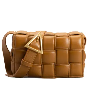 Small Padded Cassette Bag in Camel