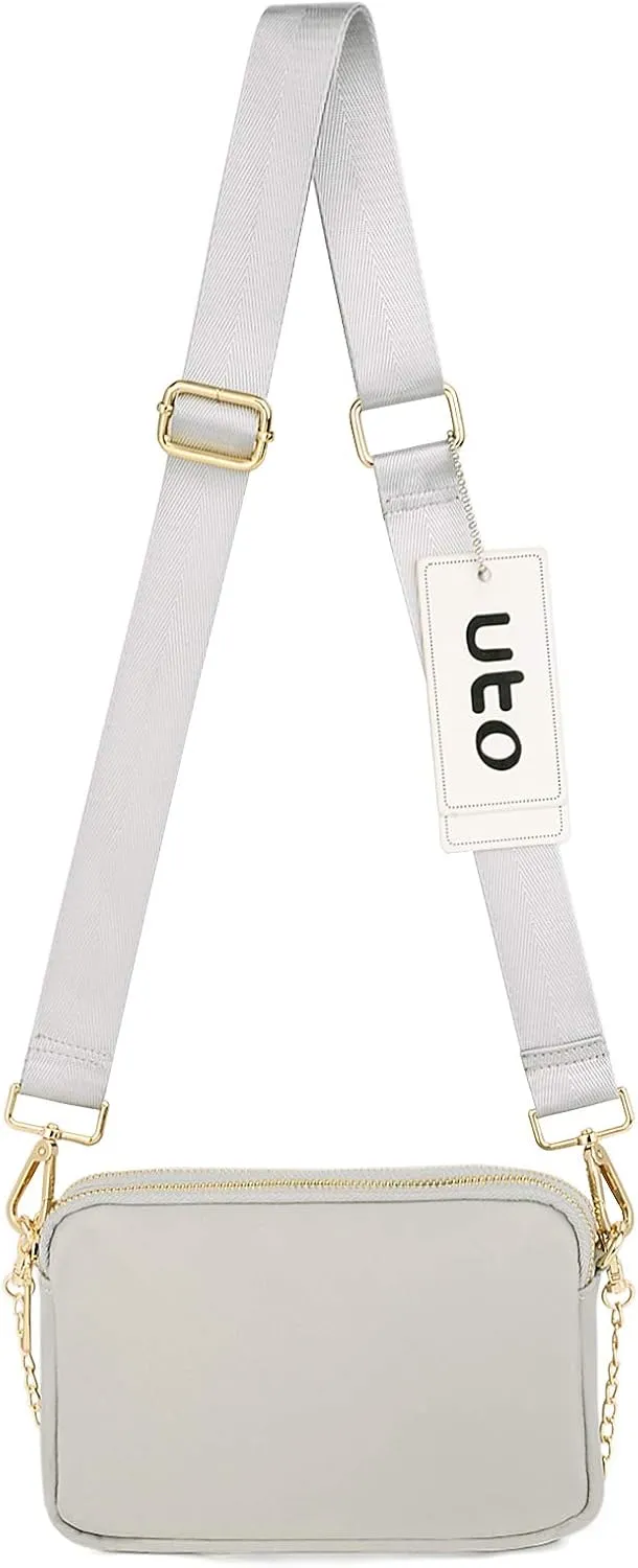 UTO Small Crossbody Bags for Women 3 in 1 Trendy Belt Purse Fashion Designer Mini Cute Sling Fanny Chest Pack