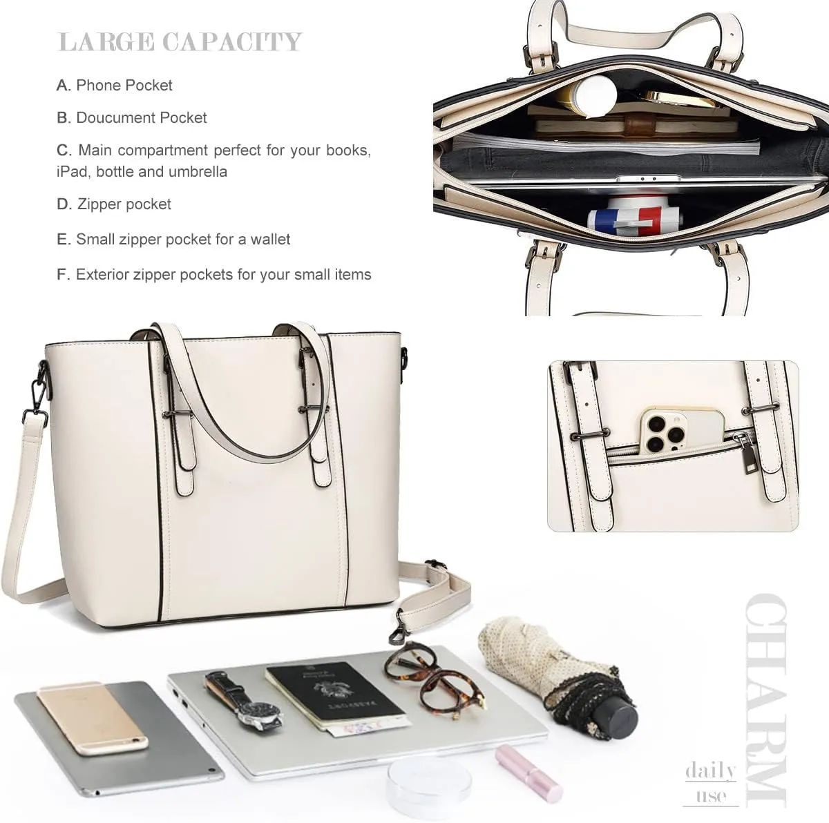 Women Purses and Handbags Tote Shoulder Bag Top Handle Satchel Bags for Ladies